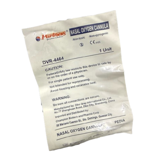 Nasal Oxygen Cannula Pedia (Partners)
