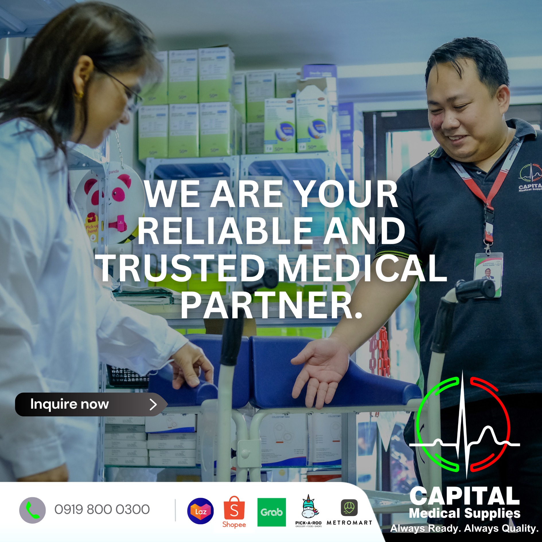 Capital Medical Equipment Selling — 60-Min Training